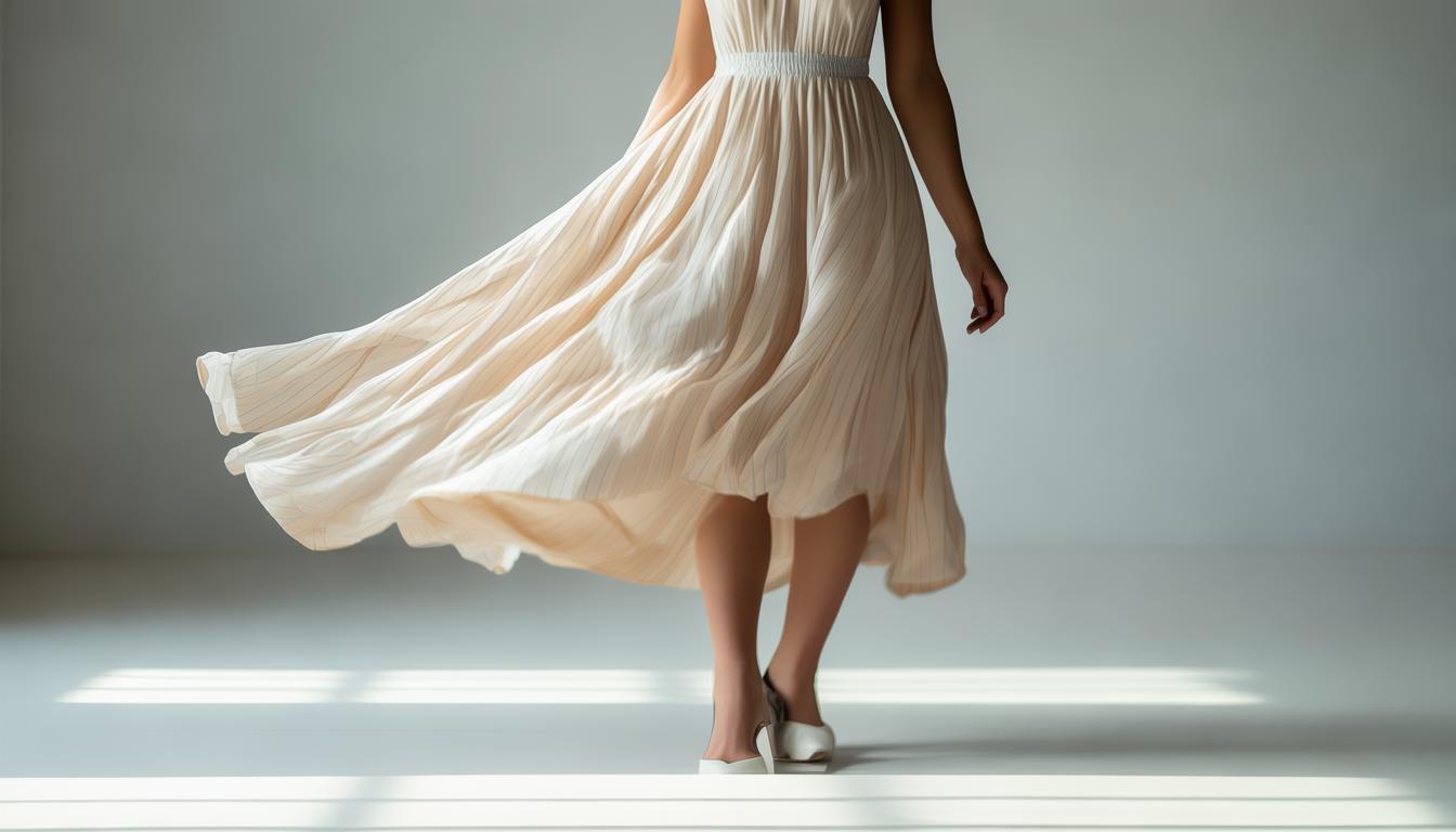 高腰连衣裙凭啥这么火?简约复古风都能满足