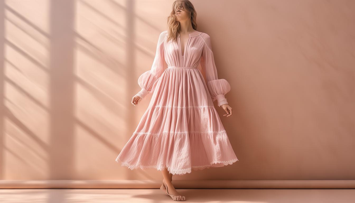 轻盈柔软透气的桑蚕丝连衣裙,为何能成为夏