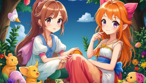 狮子座女如何画动漫版形象