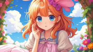 天秤座古风少女绘画技巧:从线条勾勒到色彩晕染全解析